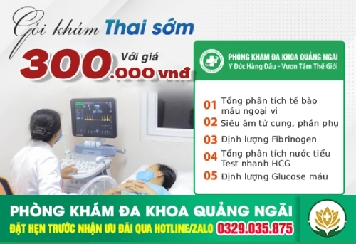 gói khám thai sớm 300k