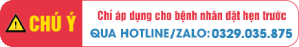 đặt hẹn trước hưởng ưu đãi